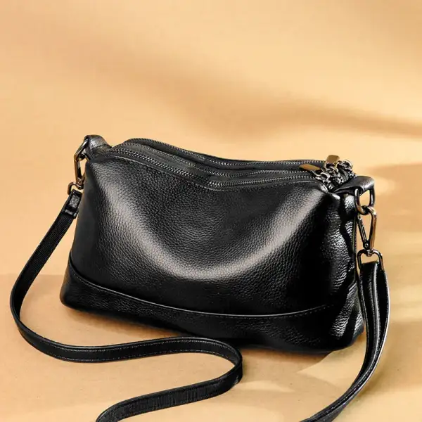 Contemporary Icon: Genuine Leather Designer Shoulder Bag