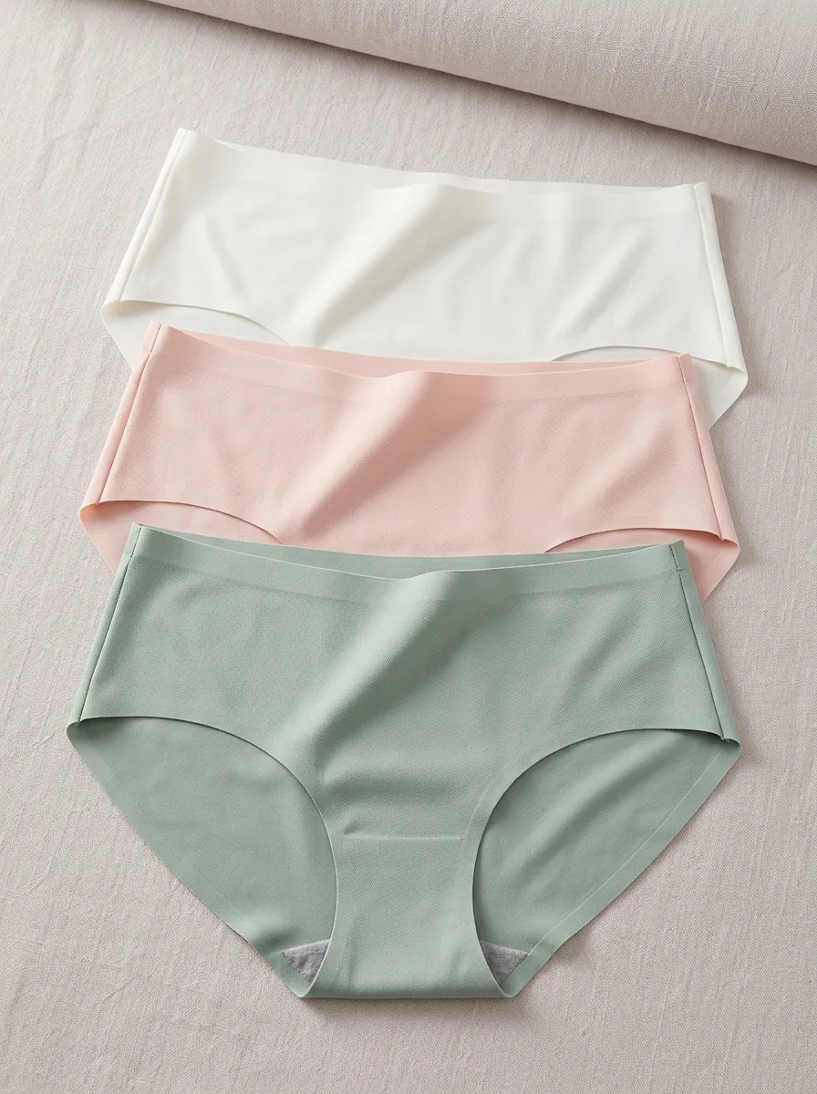 Casual Simple Three Pack Panties