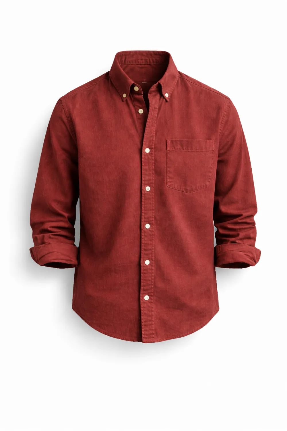 Refined Chest Pocket Classic Long Sleeve Shirt