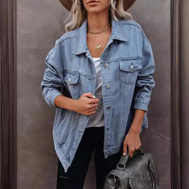 Denim Relaxed Outerwear Coat