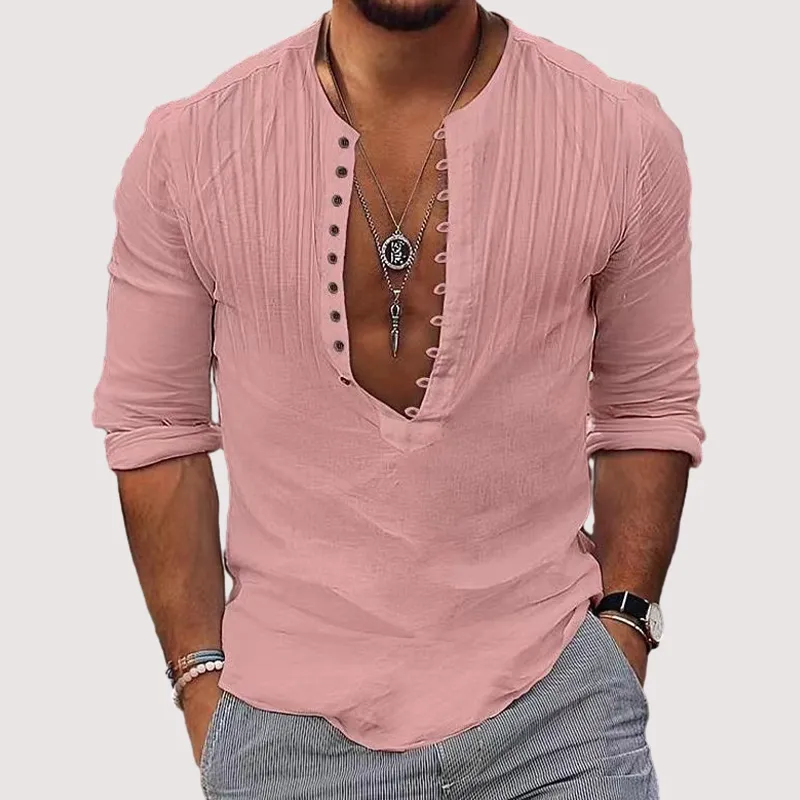 Tailored Cotton Linen Shirt