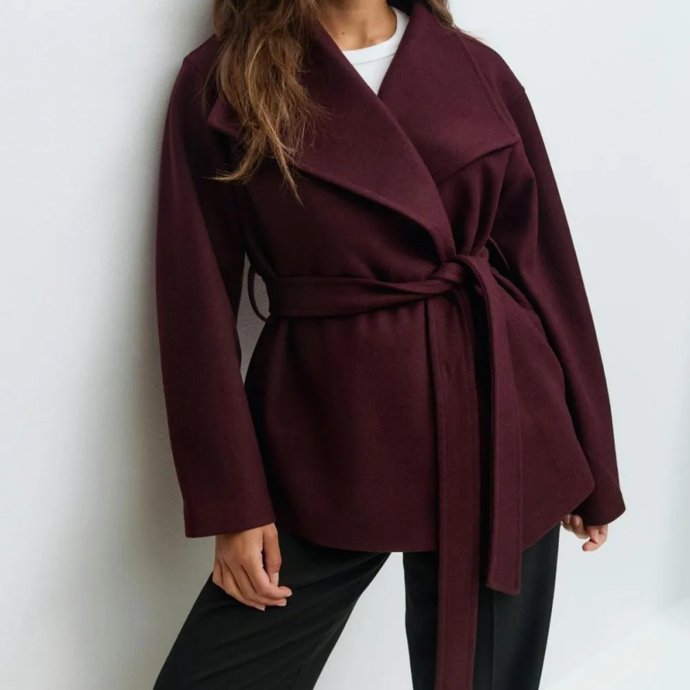 Relaxed Pearl Cascade Coat