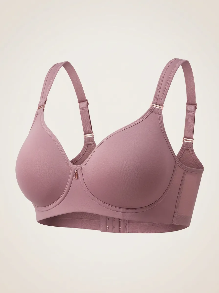Women's Full-Coverage Adjustable-Strap Bra