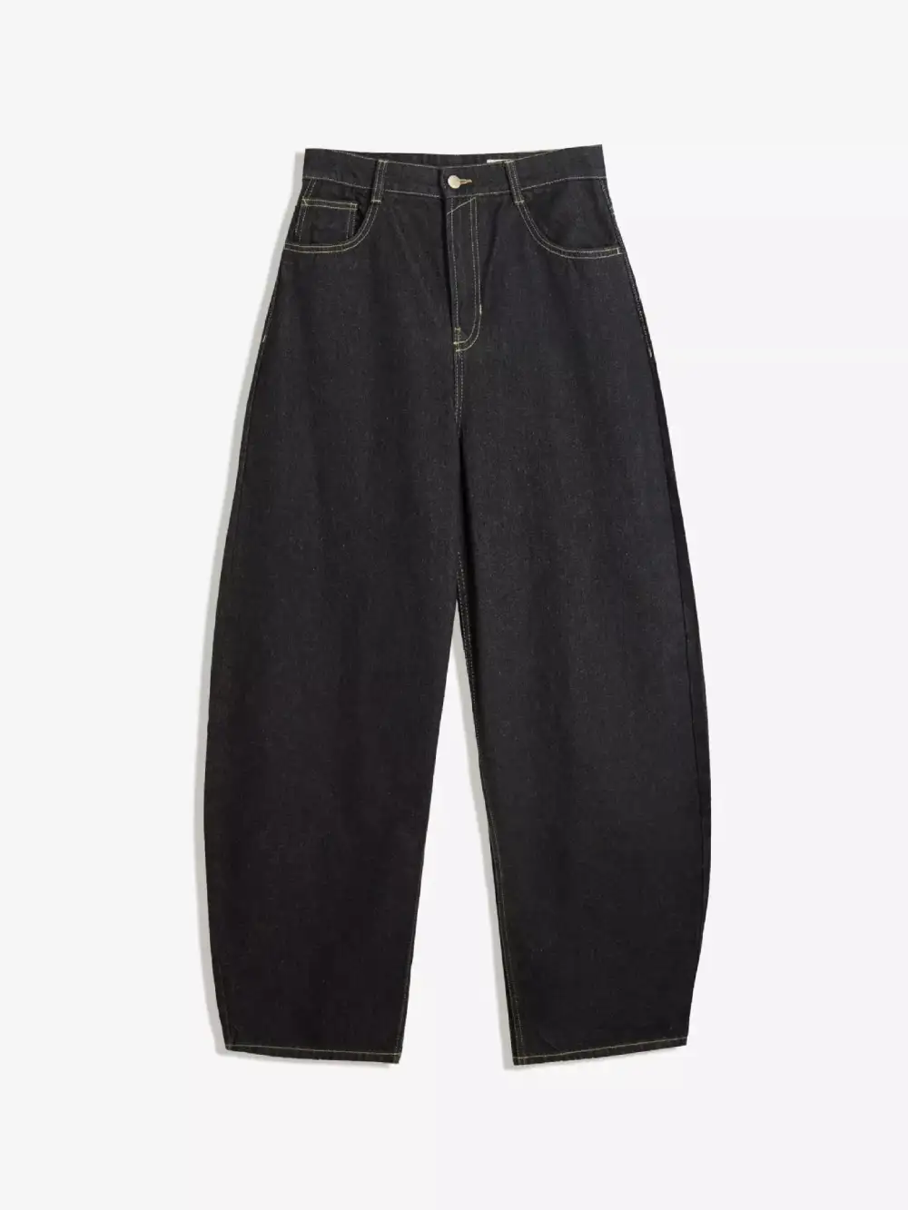 Wide Leg Washed Jeans