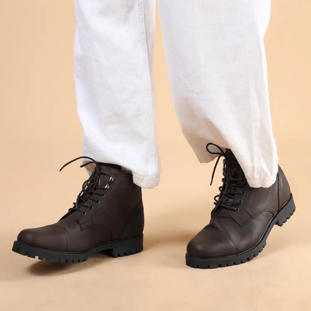 Men's  Country Lace Up Leather Everyday Boots