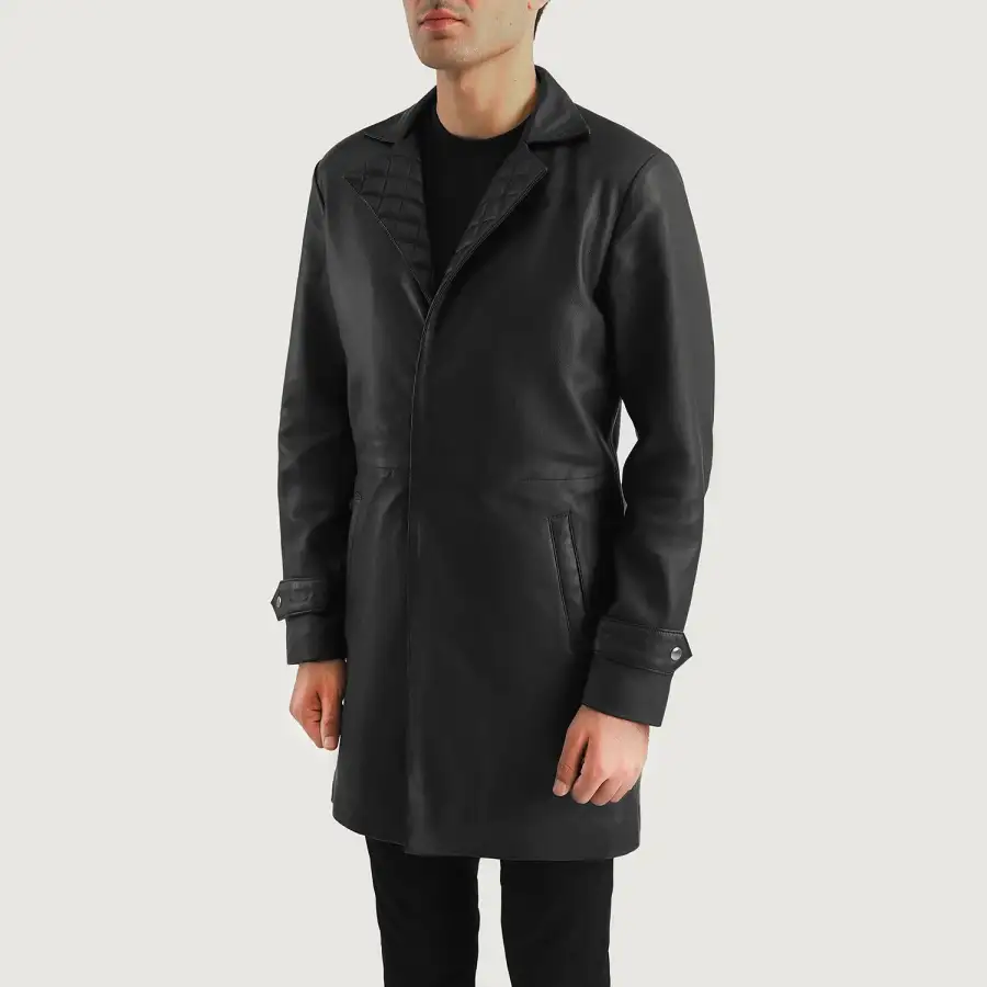 Men's Heritage Leather Coat
