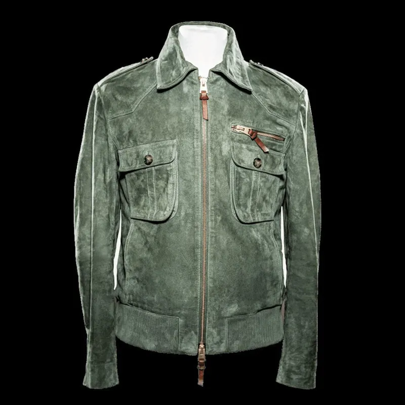 Textured Suede Jacket