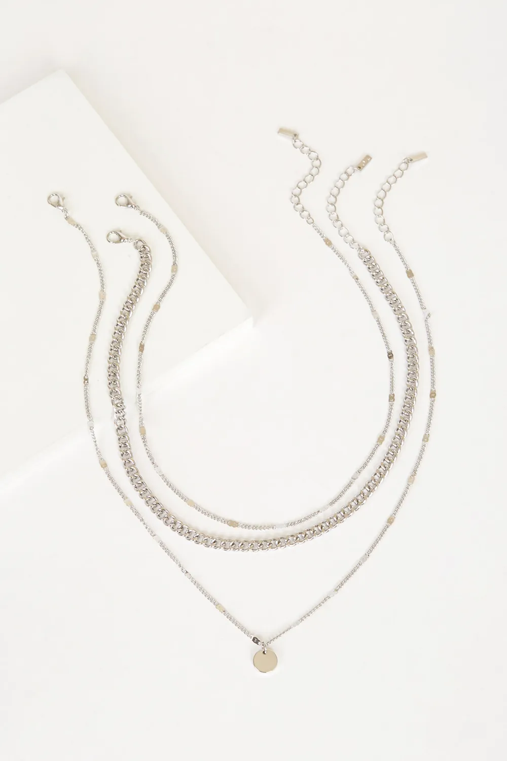 Artistic Design Stacked Three-Layer Necklace