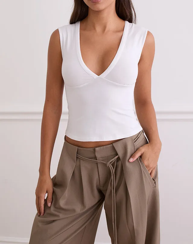 Plunge Tank Top