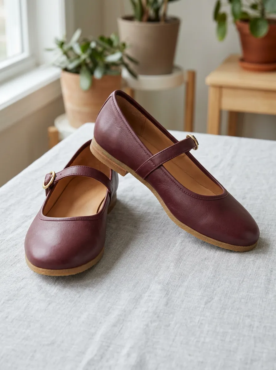 Women's Classic Leather Mary Jane Footwear