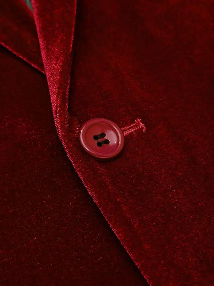 Luxury Velvet Blazer Jacket