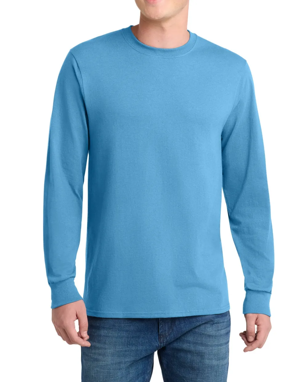 Workday Classic Everyday Long-Sleeve T-Shirt