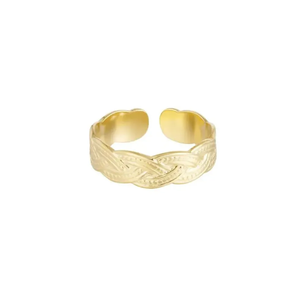 Flat Plait Band Ring