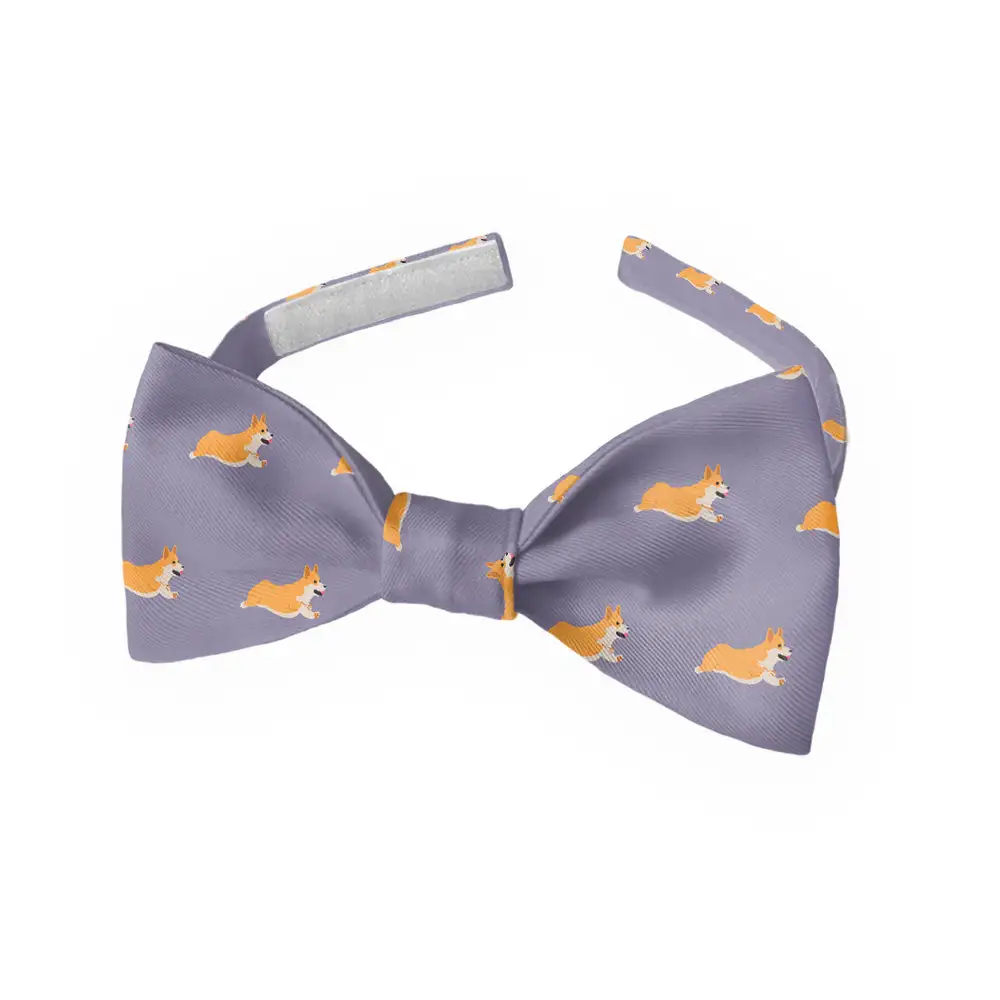 Corgi Pattern Bow Tie
