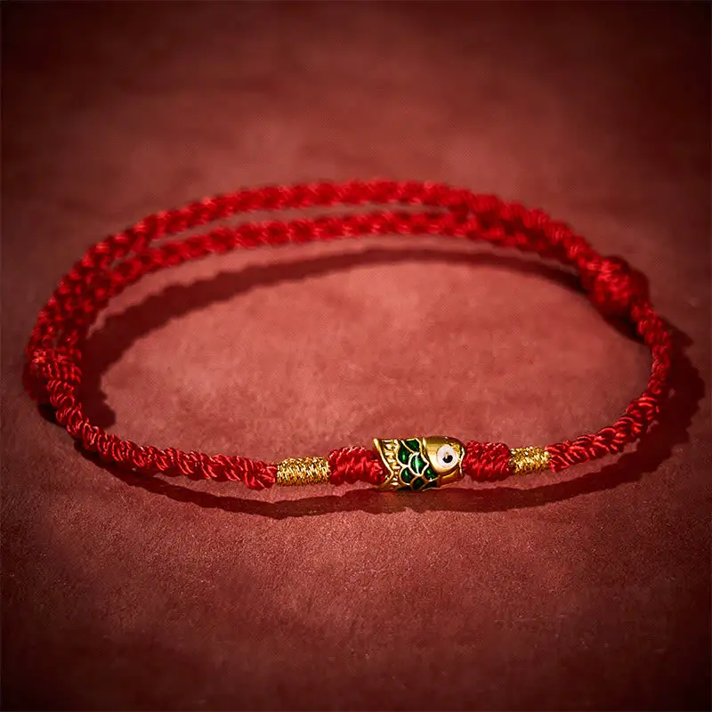 Hand Woven Koi Fish Rope Bracelet