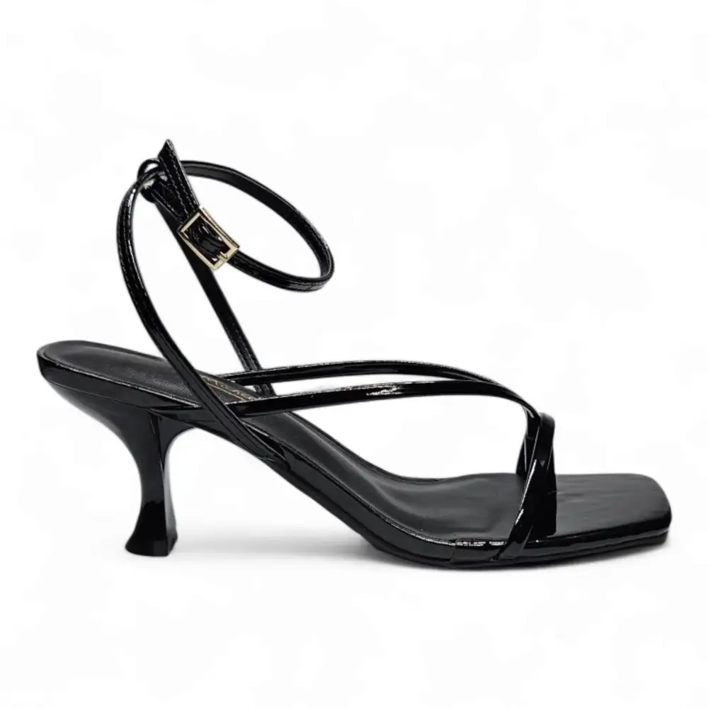 Align Thong Ankle Strap Kitten Heel