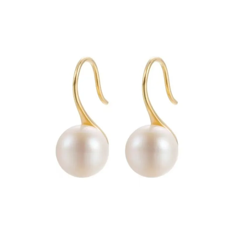 925 Sterling Silver Pearl Drop Earrings