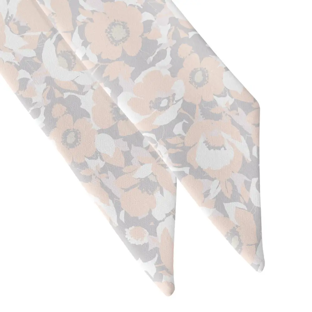 Mod Floral Pattern Hair Scarf