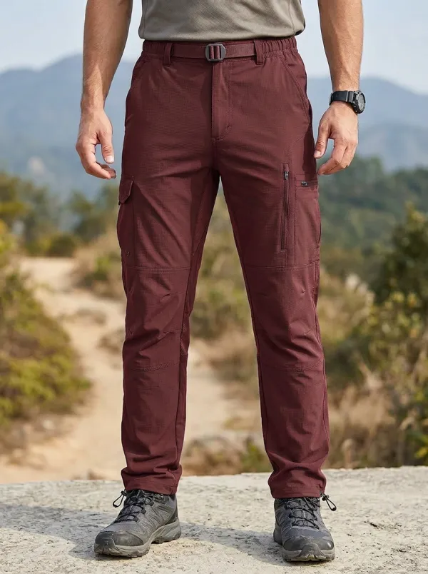 Men's Multi-Pocket Quick-Dry Zip-Pocket Cargo Pants