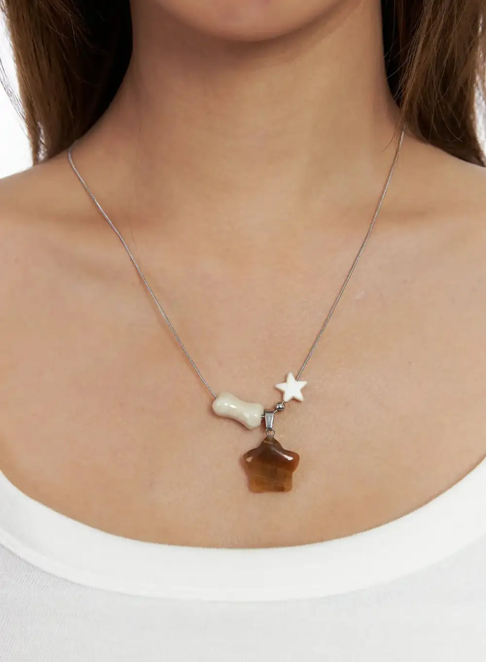 Star Pendant Chain Necklace