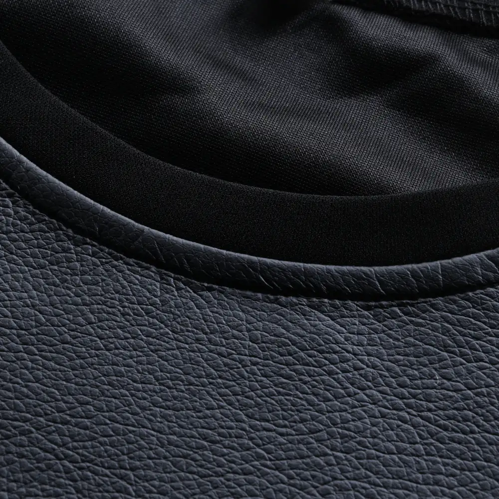 Washed Woven Trim Tee