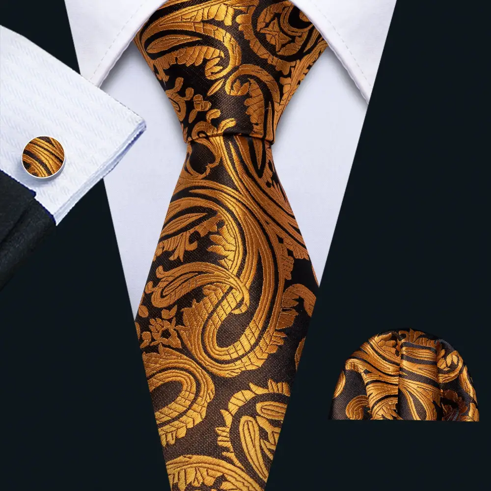 Refined Paisley Necktie Set