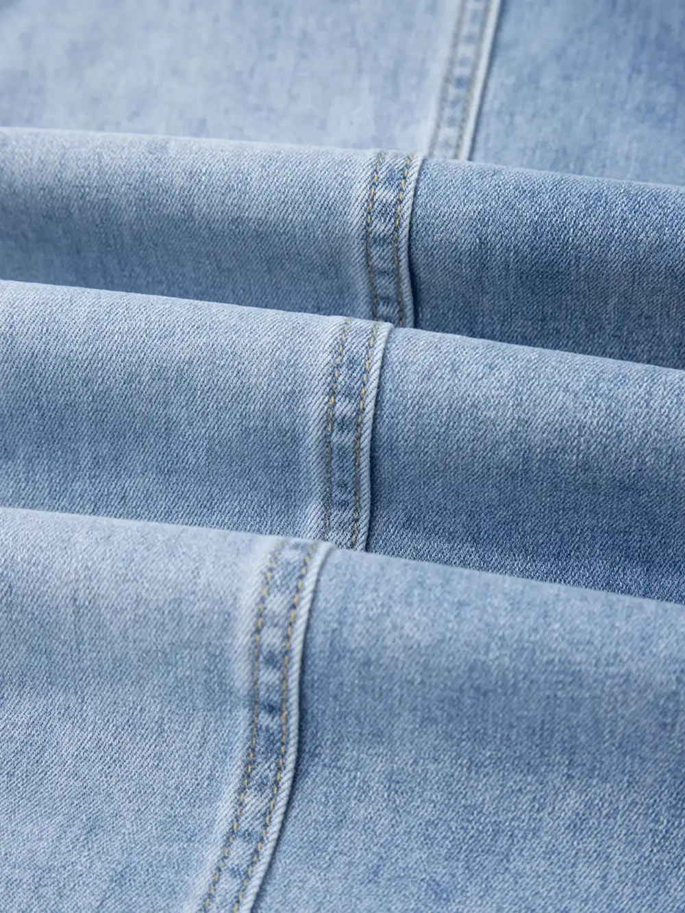 Wide Leg Raw Hem Drawstring Denim Jeans