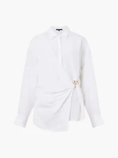 Classic Breathable Linen Waist Shirt