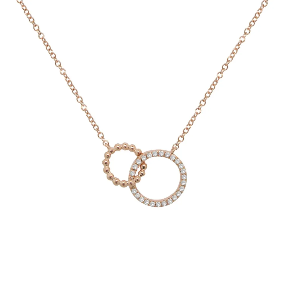 Contemporary Minimal Classic Diamond Necklace