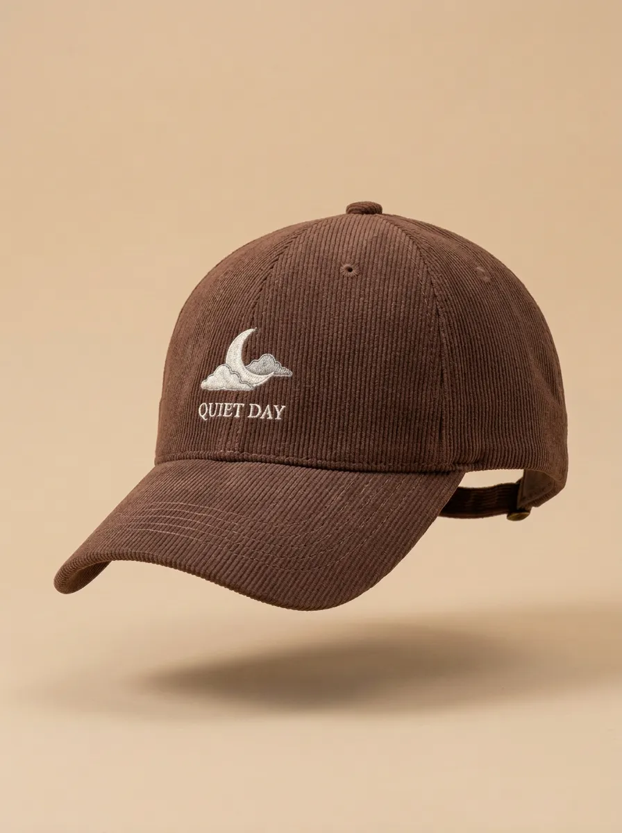 Classic Corduroy Embroidered Unisex Baseball Cap