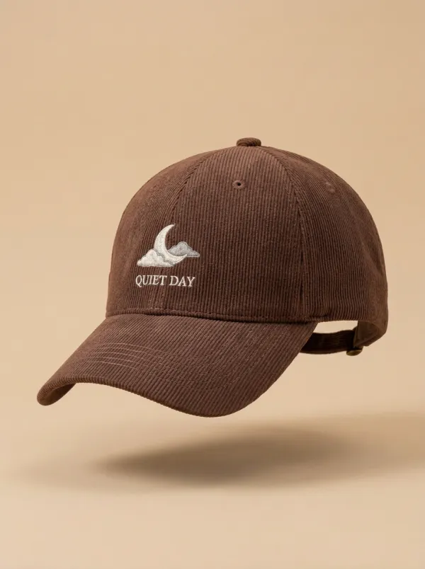 Classic Corduroy Embroidered Unisex Baseball Cap