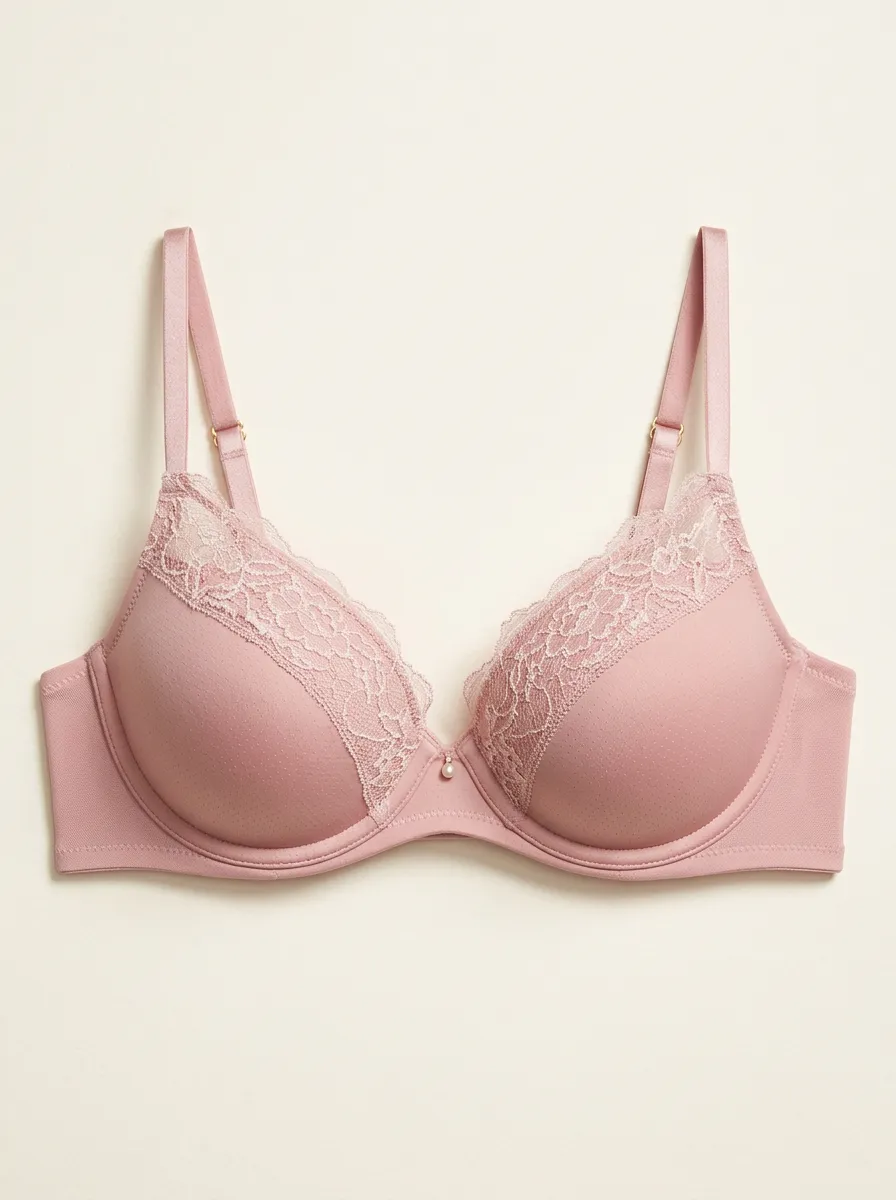 Women's Refined Underwire Floral-Lace Lace-Trim Bra