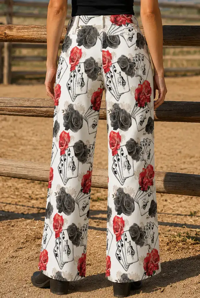 Retro Style Wide Leg High Waist Denim Jeans