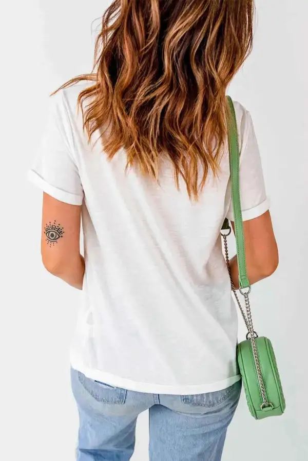 Easywear Graphic Round Neck Short Sleeve T-Shirt