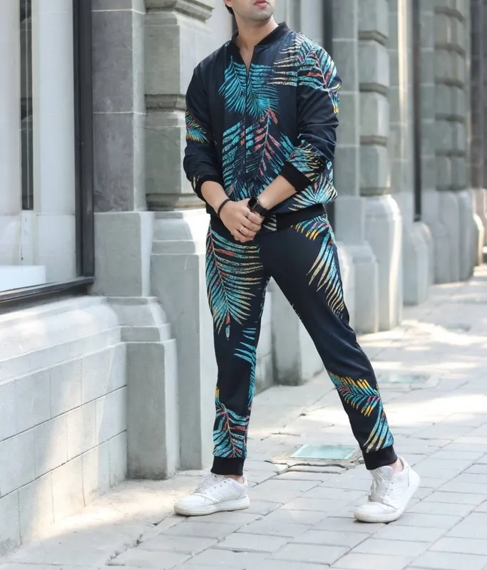 Black Tracksuit Set