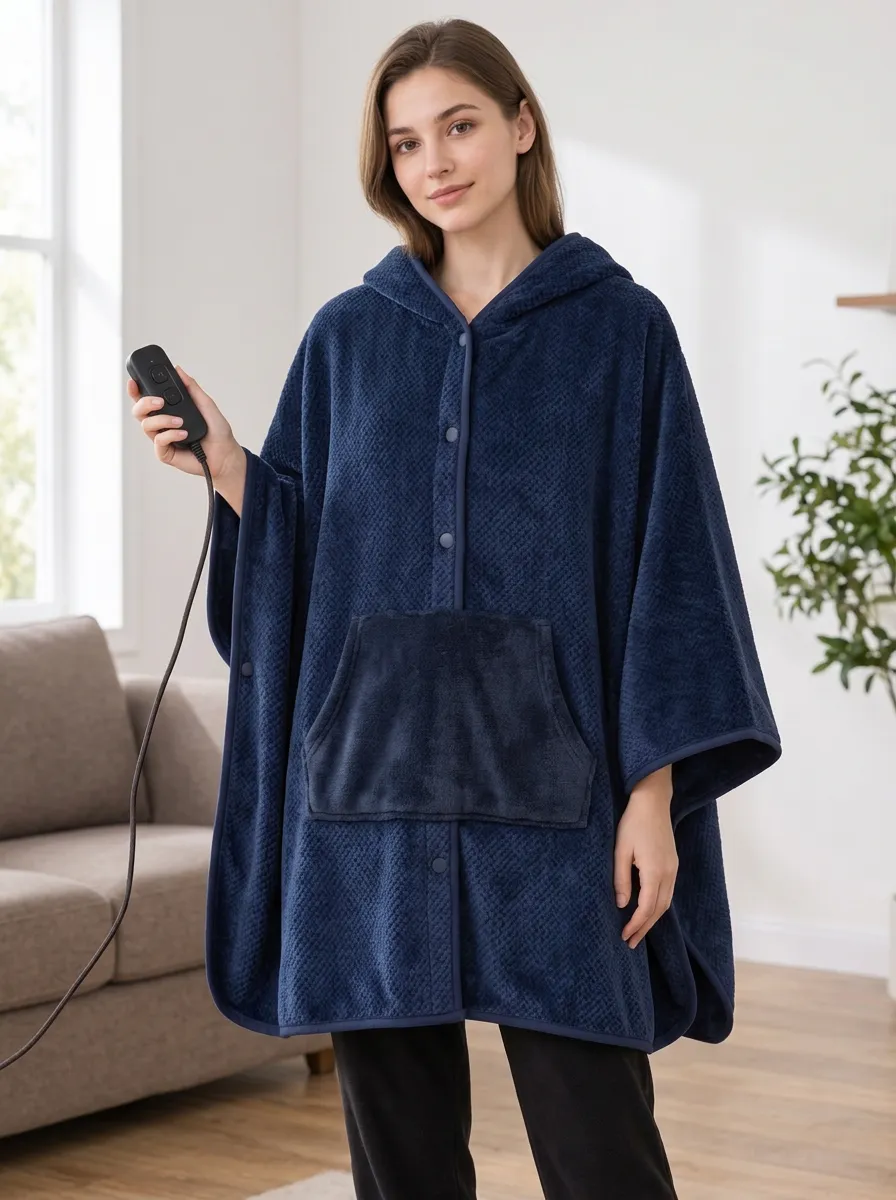 Streamlined Wearable Heated Blanket