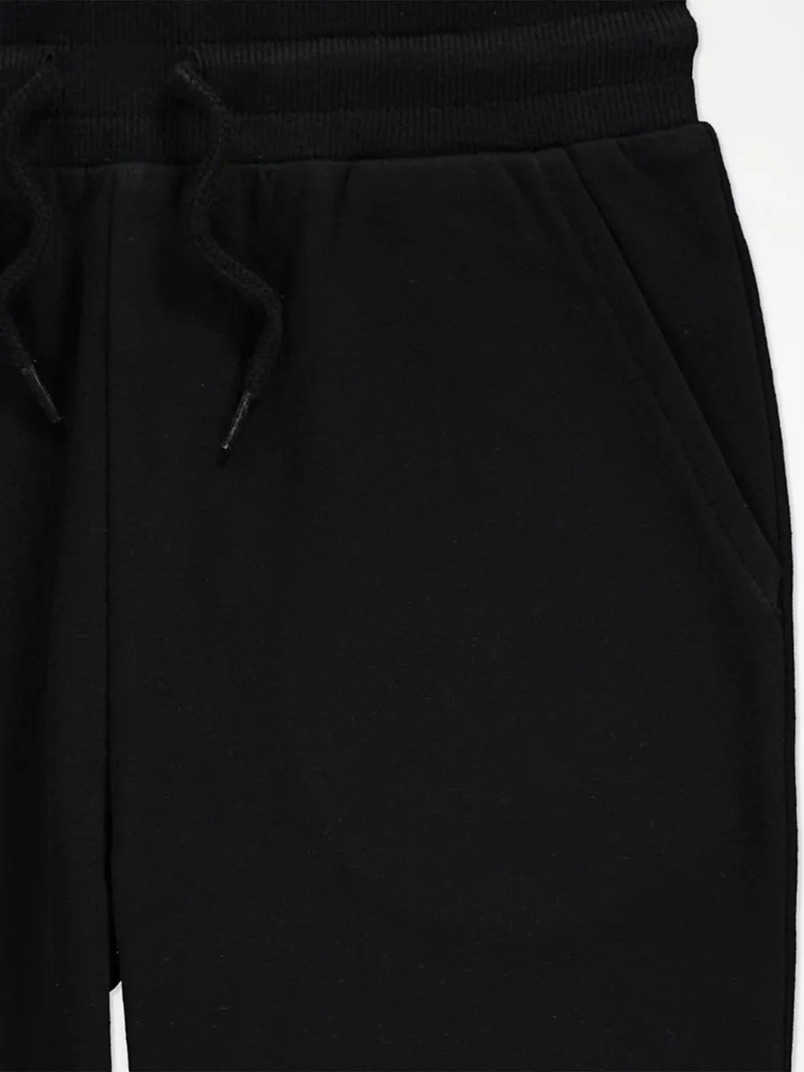 Black Skinny Fit Cuffed Joggers