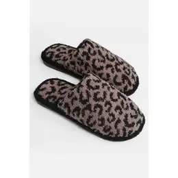 Leopard Print Star Pattern Women's Casual Slippers