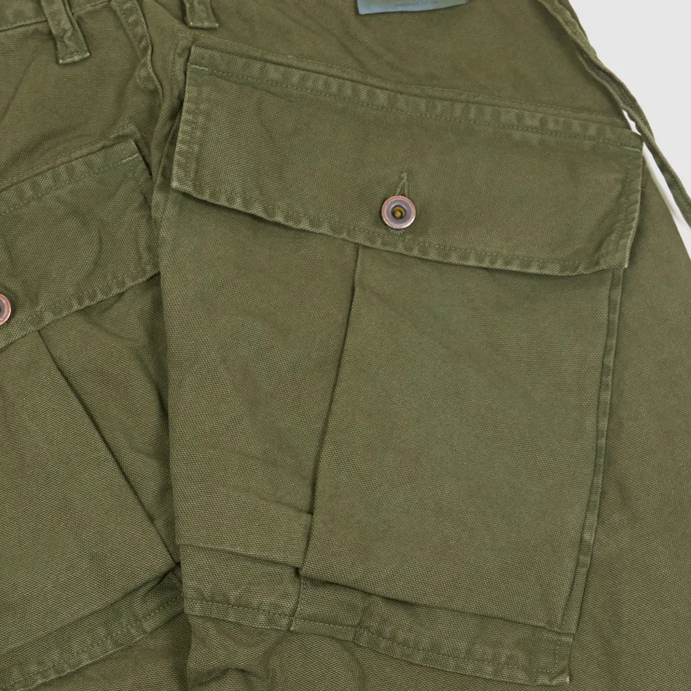 Thin Canvas Cargo Pants
