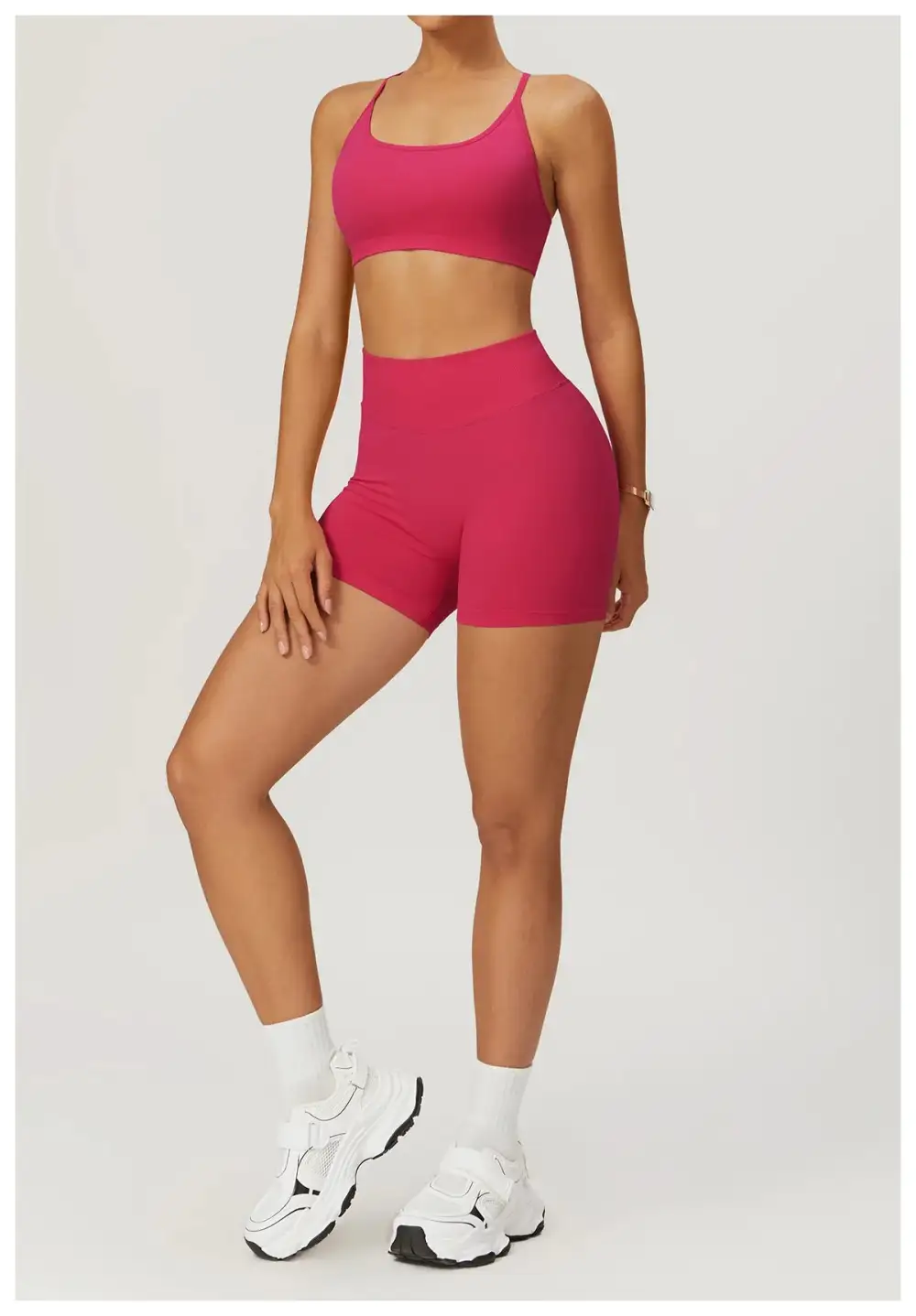 Seamless Yoga Set Gym Workout Fitness Sports Bra Leggings