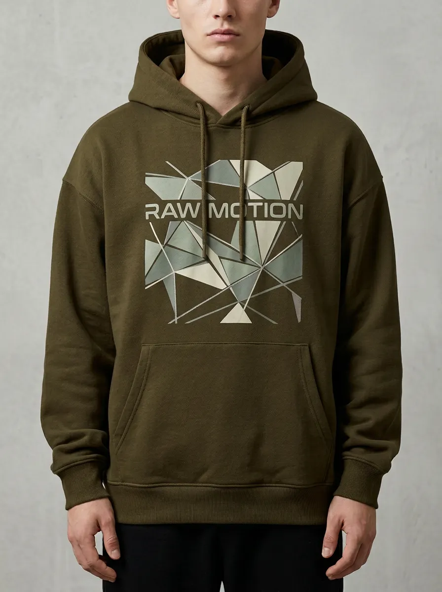 Geometric Abstract Men's Graphic Hoodie