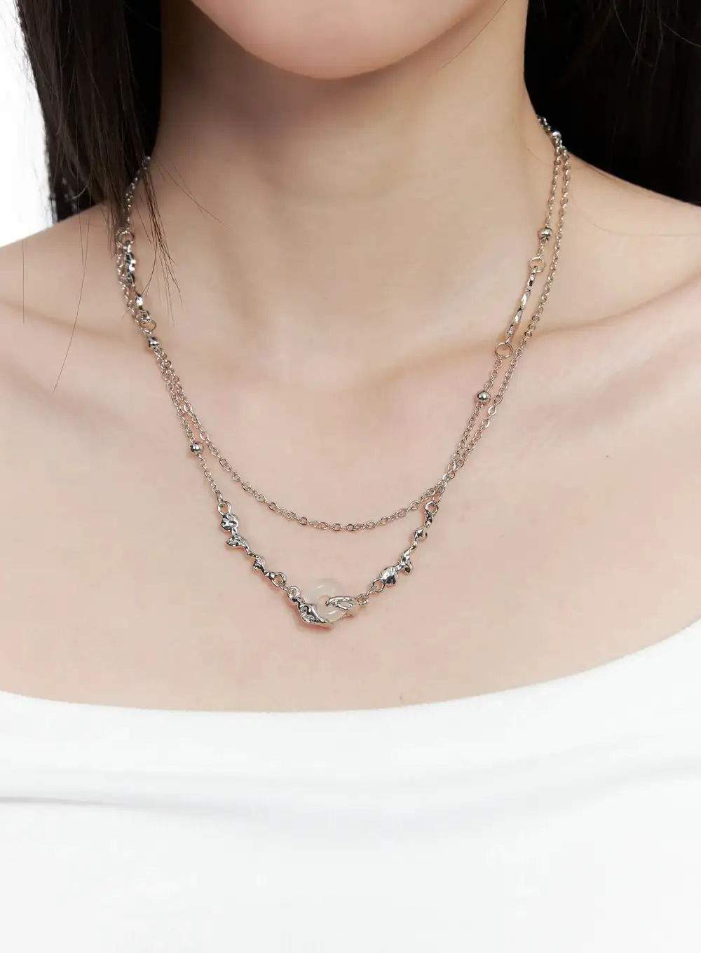 Donut Pendant Necklace