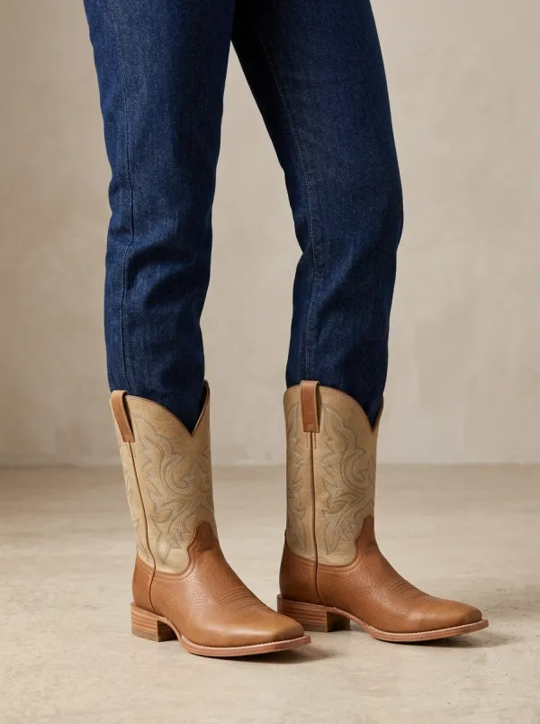 Unisex Embroidered Western Cowboy Boots