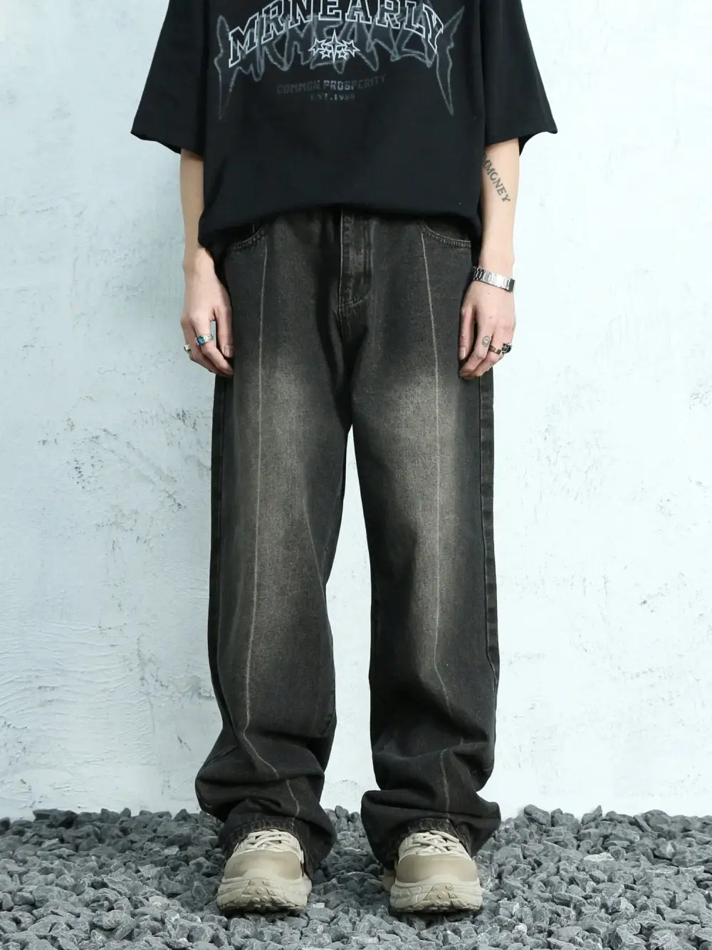 Fade Wide Leg Jeans