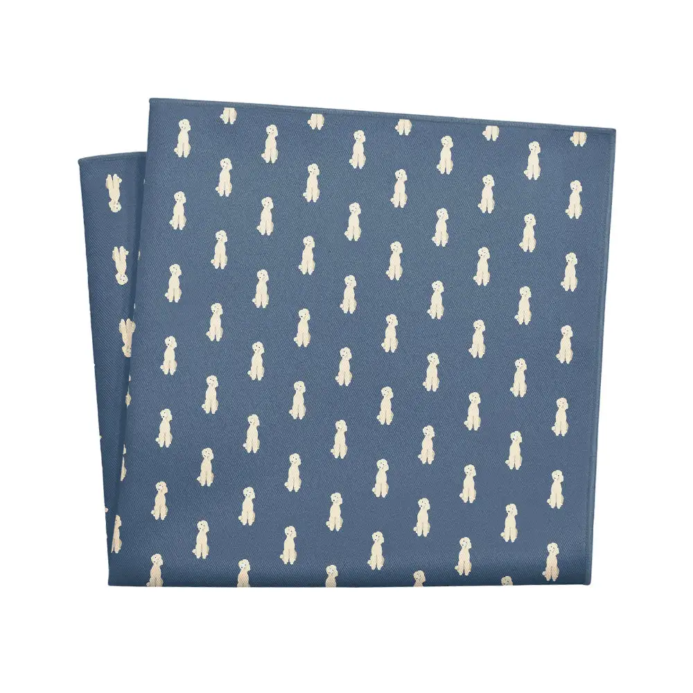 Polished Neat Animal Motif Dog Motif Pocket Square