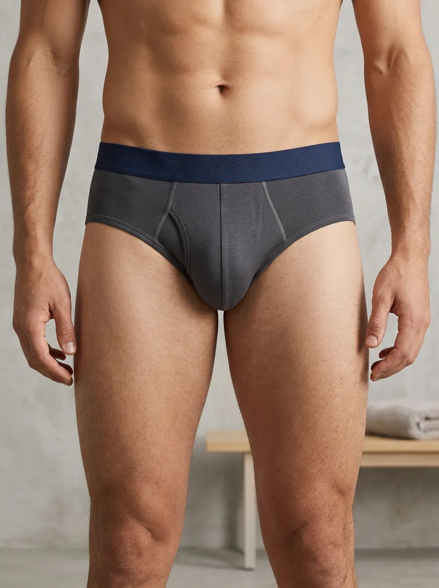 Men's Everyday Elastic Waistband Boxer Briefs