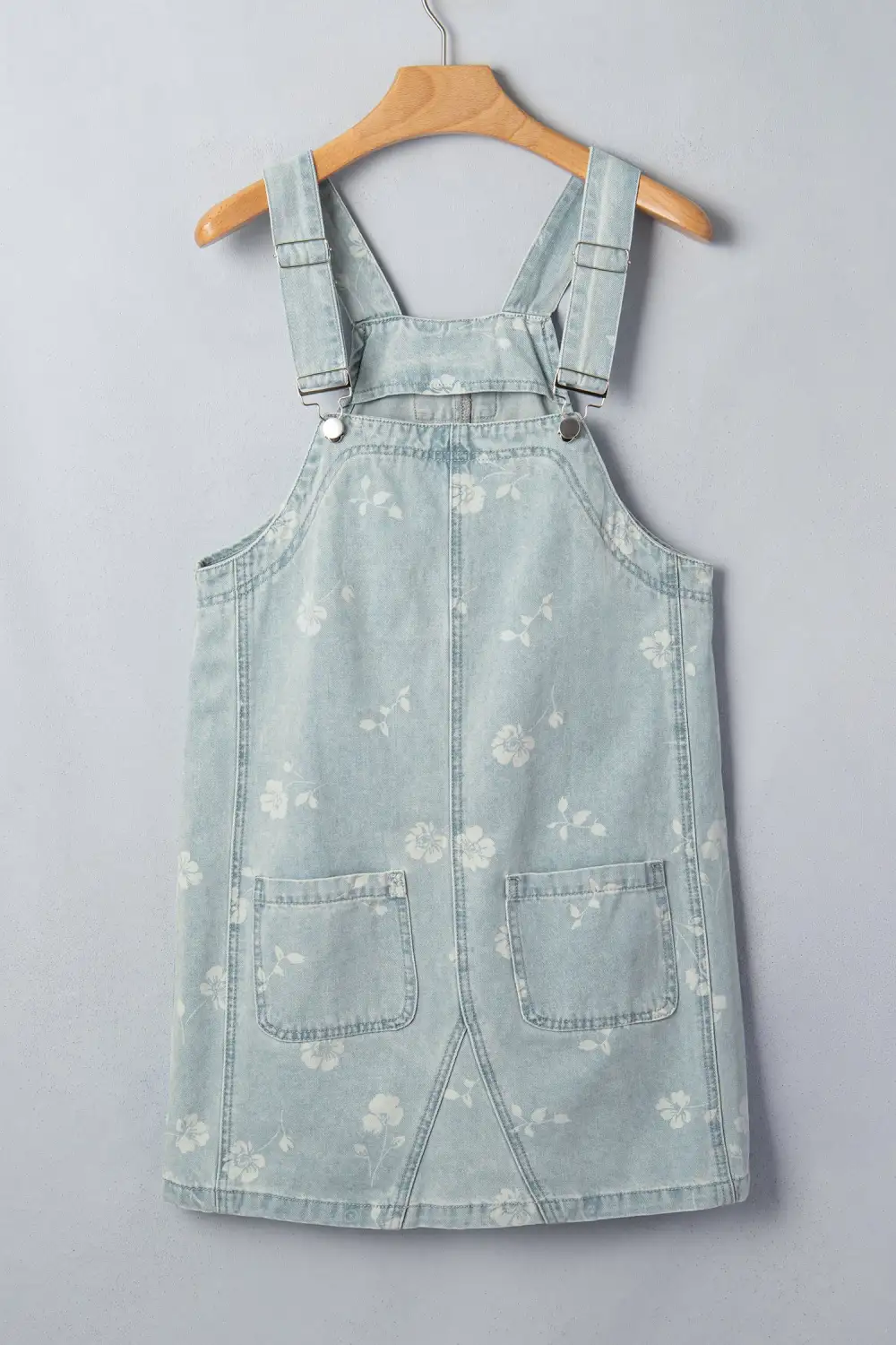 Women's Floral Print Denim Mini Dress