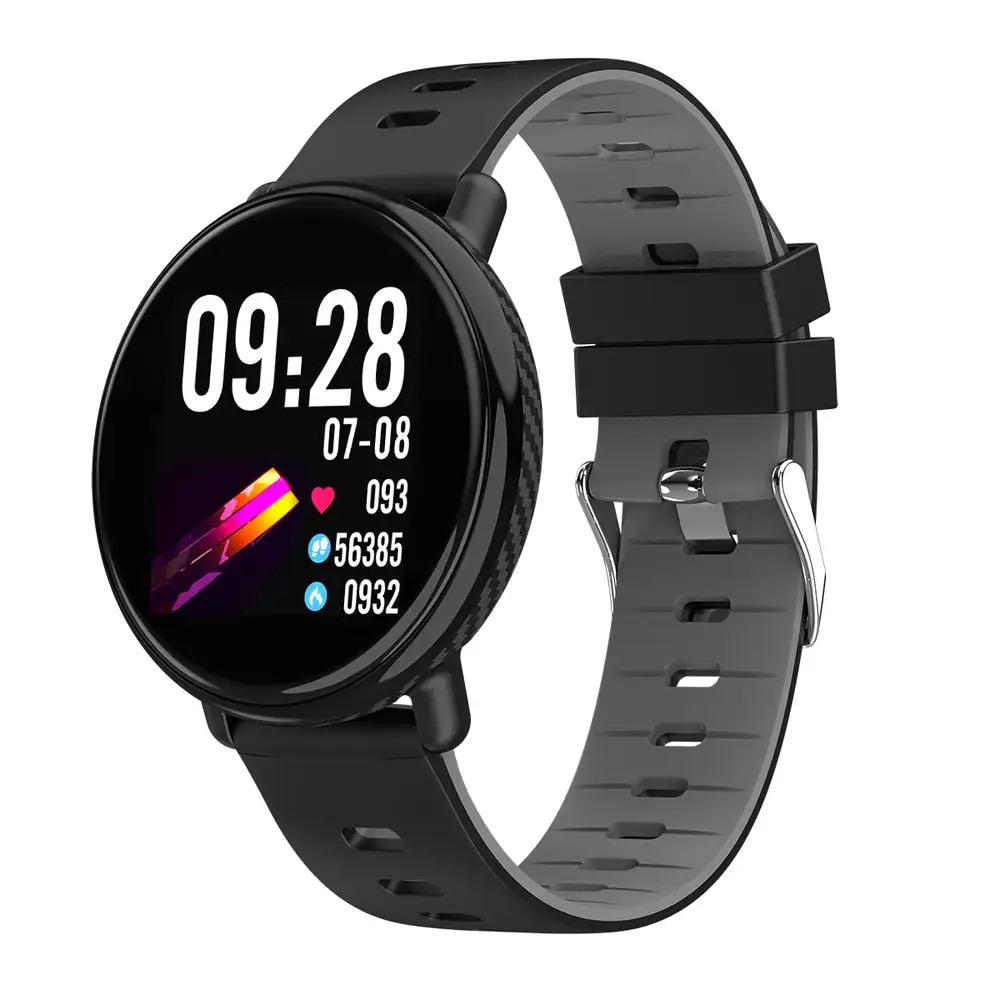 IPS Color Screen Fitness tracker Heart rate monitor Sports smartwatch