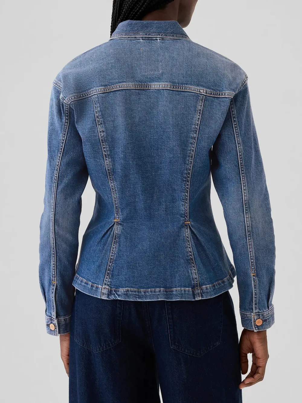 Pleated Button Jacket