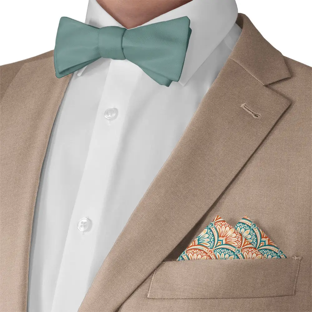 Classic Coordinated Art Deco Pocket Square